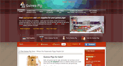 Desktop Screenshot of guineapigzone.com